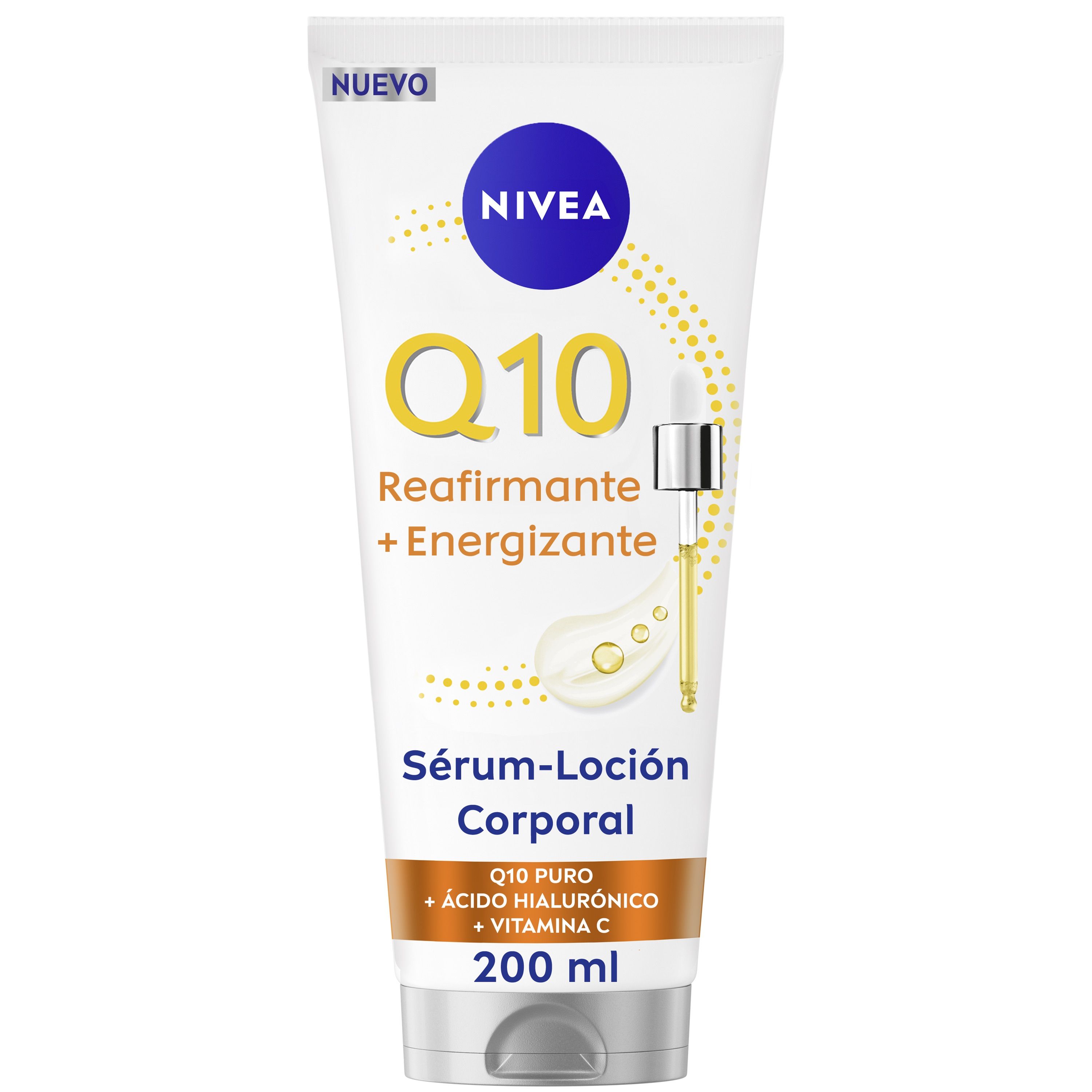 Q10 stangrinamasis ir energizuojantis kūno serumas-losjonas Kūno pienelis ir kūno losjonai