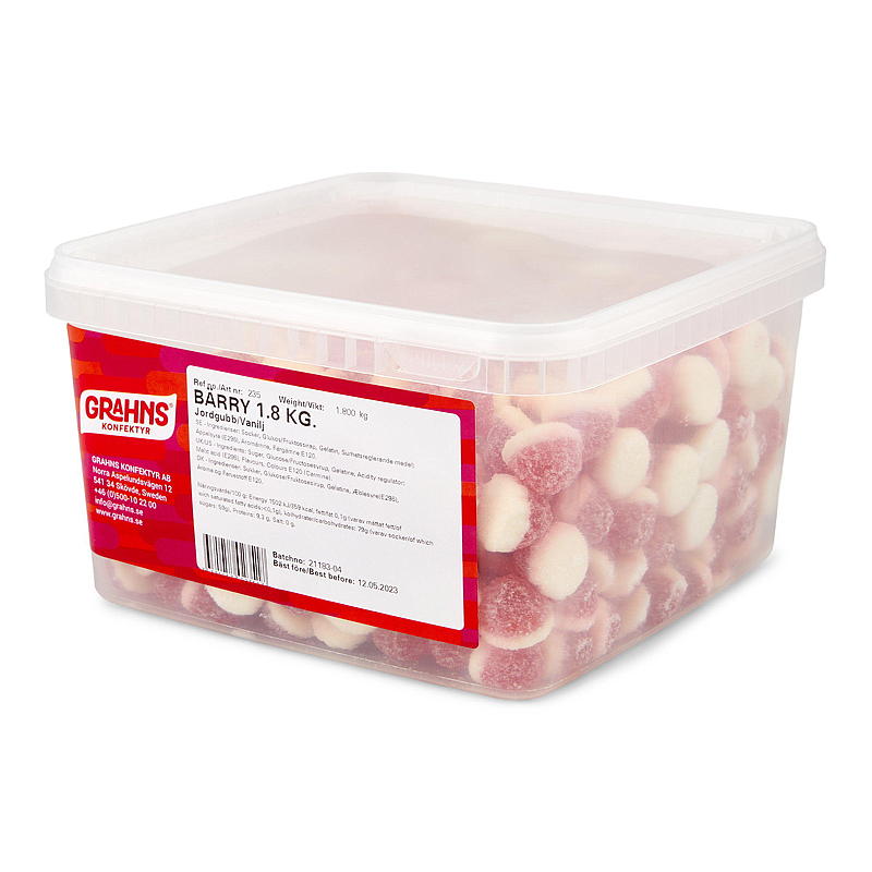 KnallGood Skumgelé Jordgubb/vanilj 1,8 kg