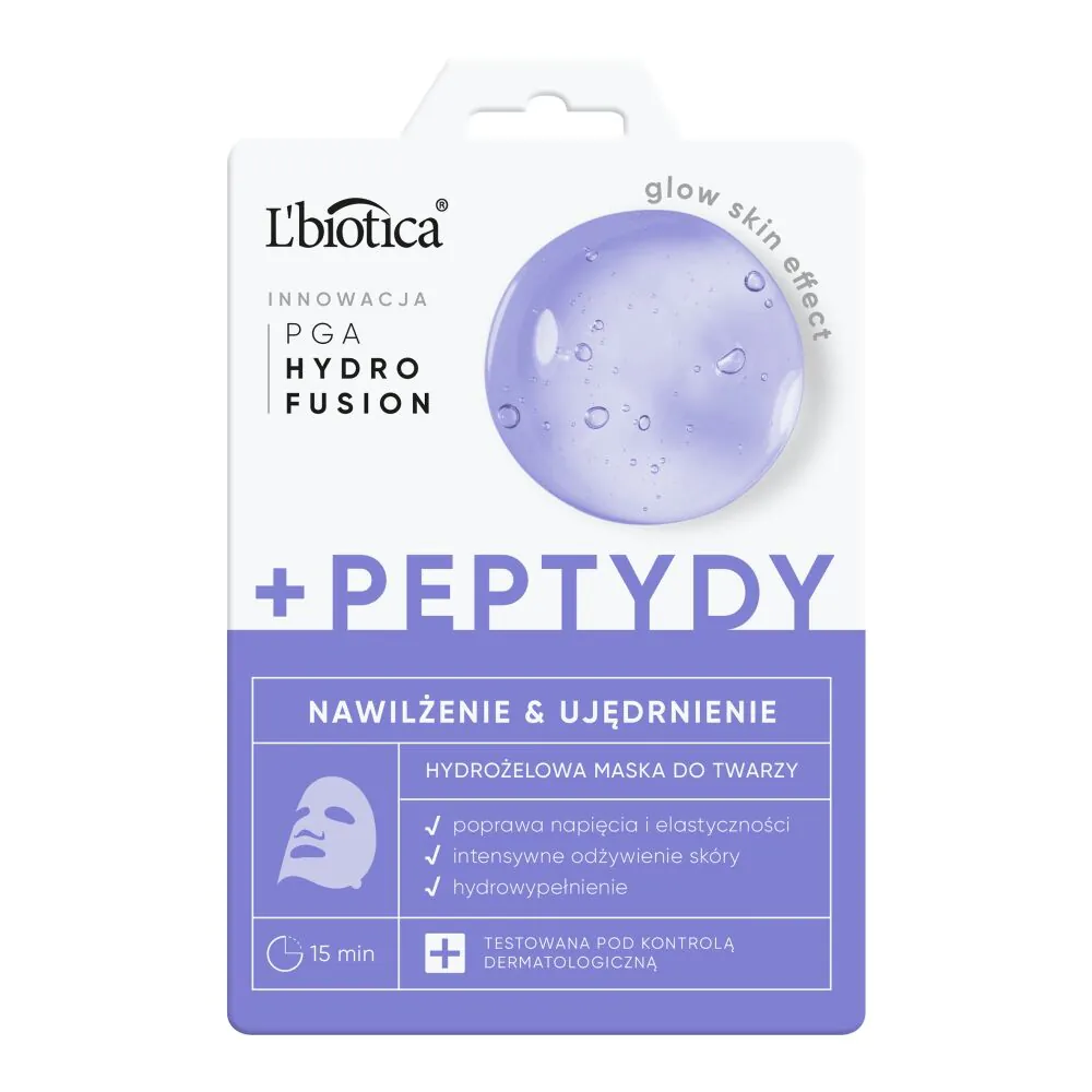 L'biotica Hydro Fusion Hydrożelowa Maska do twarzy z Peptydami