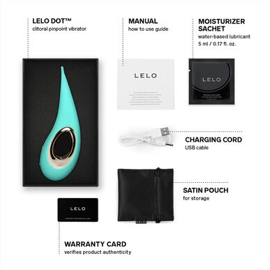 Lelo Klitorisvibraattori Dot Aqua 1 in 1