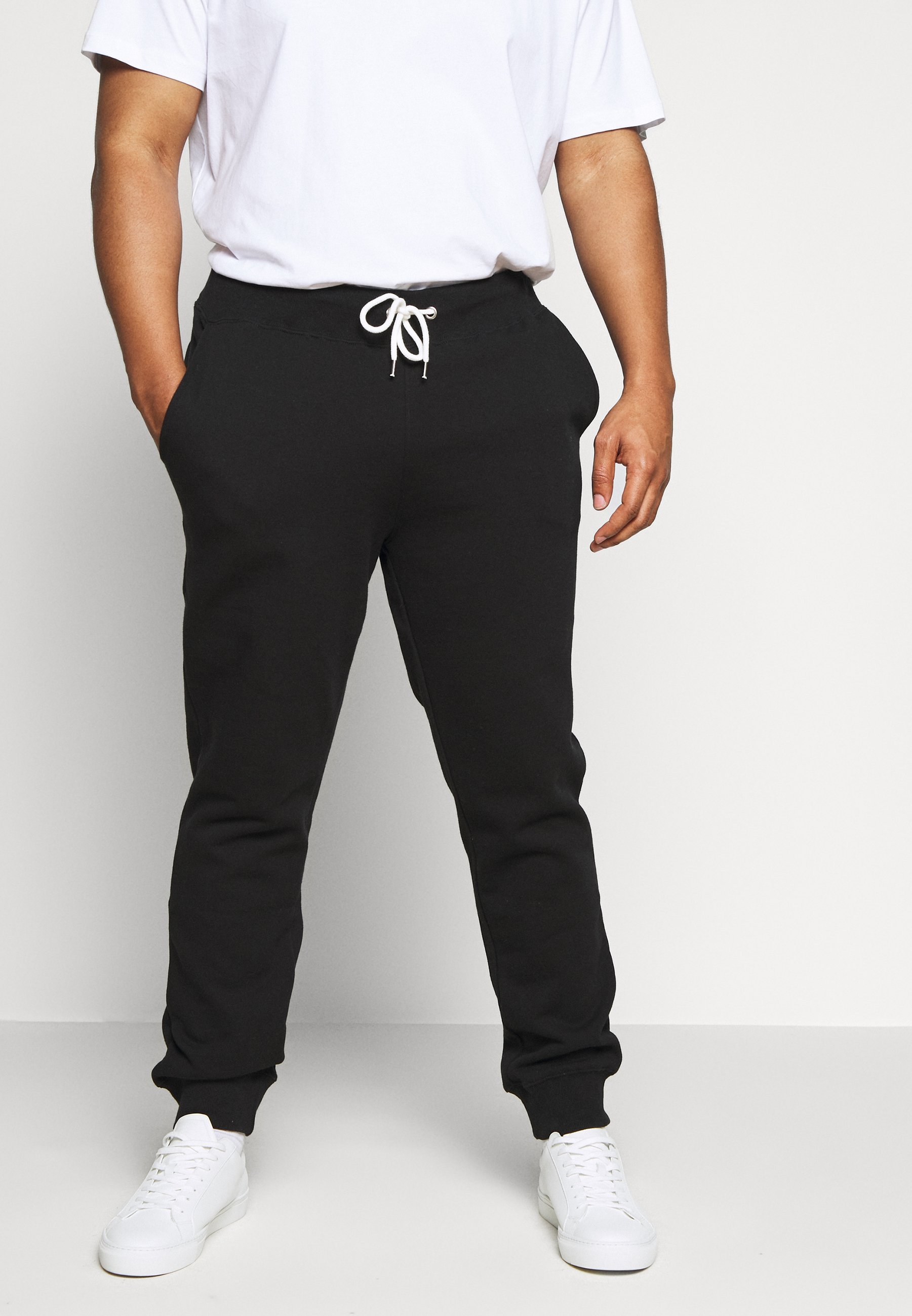 Confezione da 2 pantaloni della tuta Pier One - nero/grigio chiaro screziato