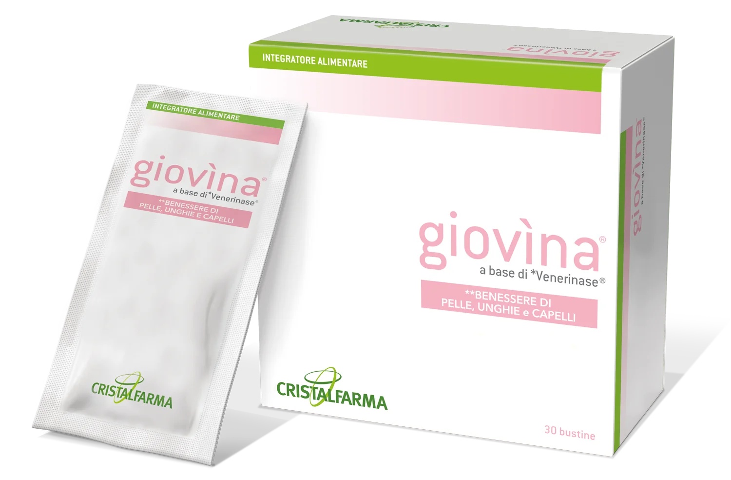 CRISTALFARMA Cristalfarma Jeunesse 30 sachets Complément alimentaire pour la peau, les ongles et les cheveux