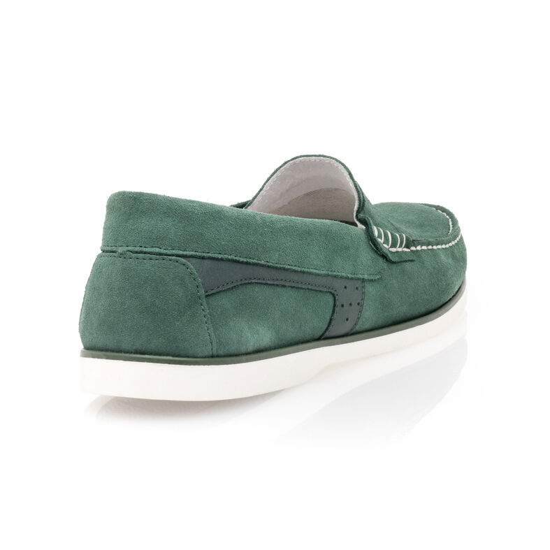 Miesten vihreät loaferit/veneilykengät