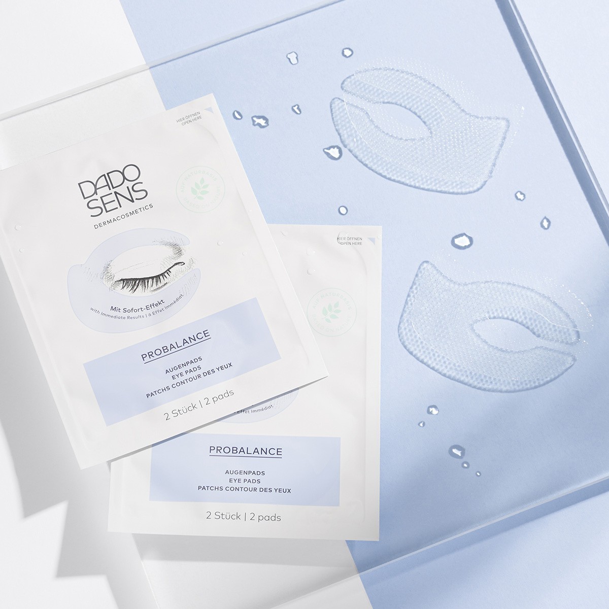 DADO SENS Dermacosmetics јастучићи за очи PRO BALANCE PROBALANCE јастучићи за очи 4 x 2 јастучића - 4 комада