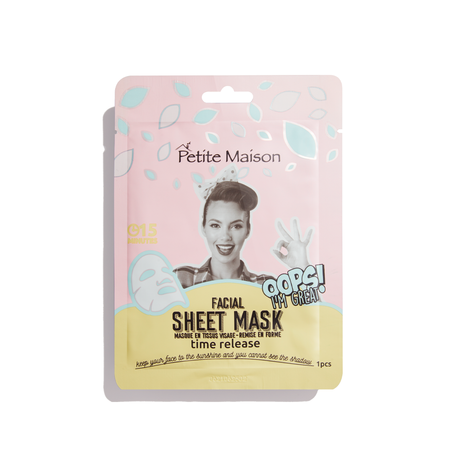 Masque en tissu Petite Maison à libération prolongée