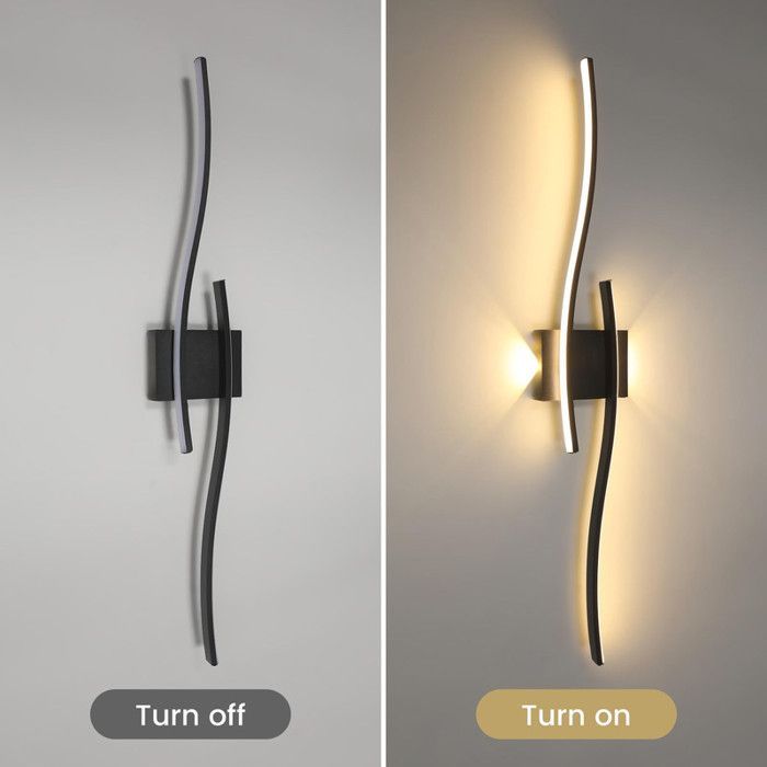 DELIPOP 27W LED Wall Light - Modern Design - Warm White 3000K Lighting - Aluminium and Iron - Ideal for Stairs, Hallways, Balconies