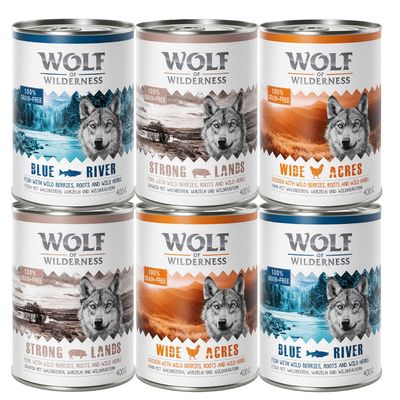 Míchané balení Wolf of Wilderness Classic Adult