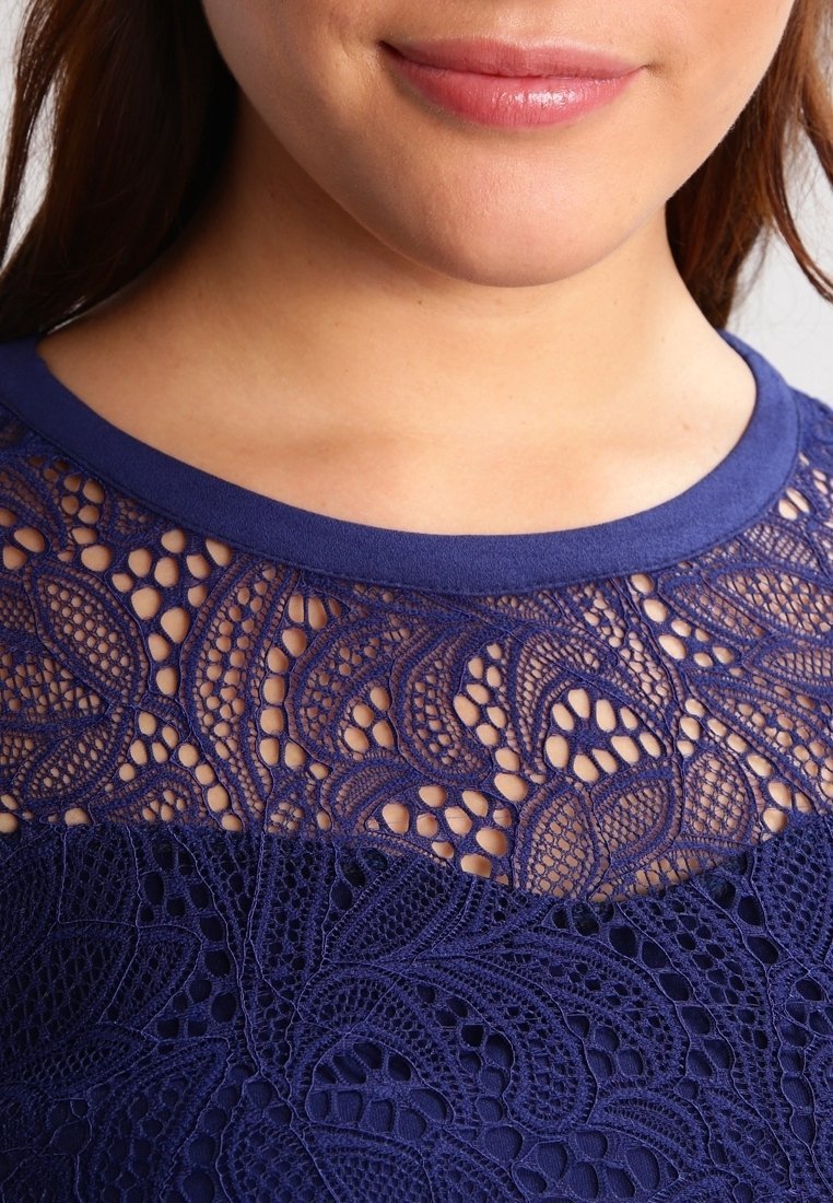 Robe Dorothy Perkins Curve Day - bleu foncé