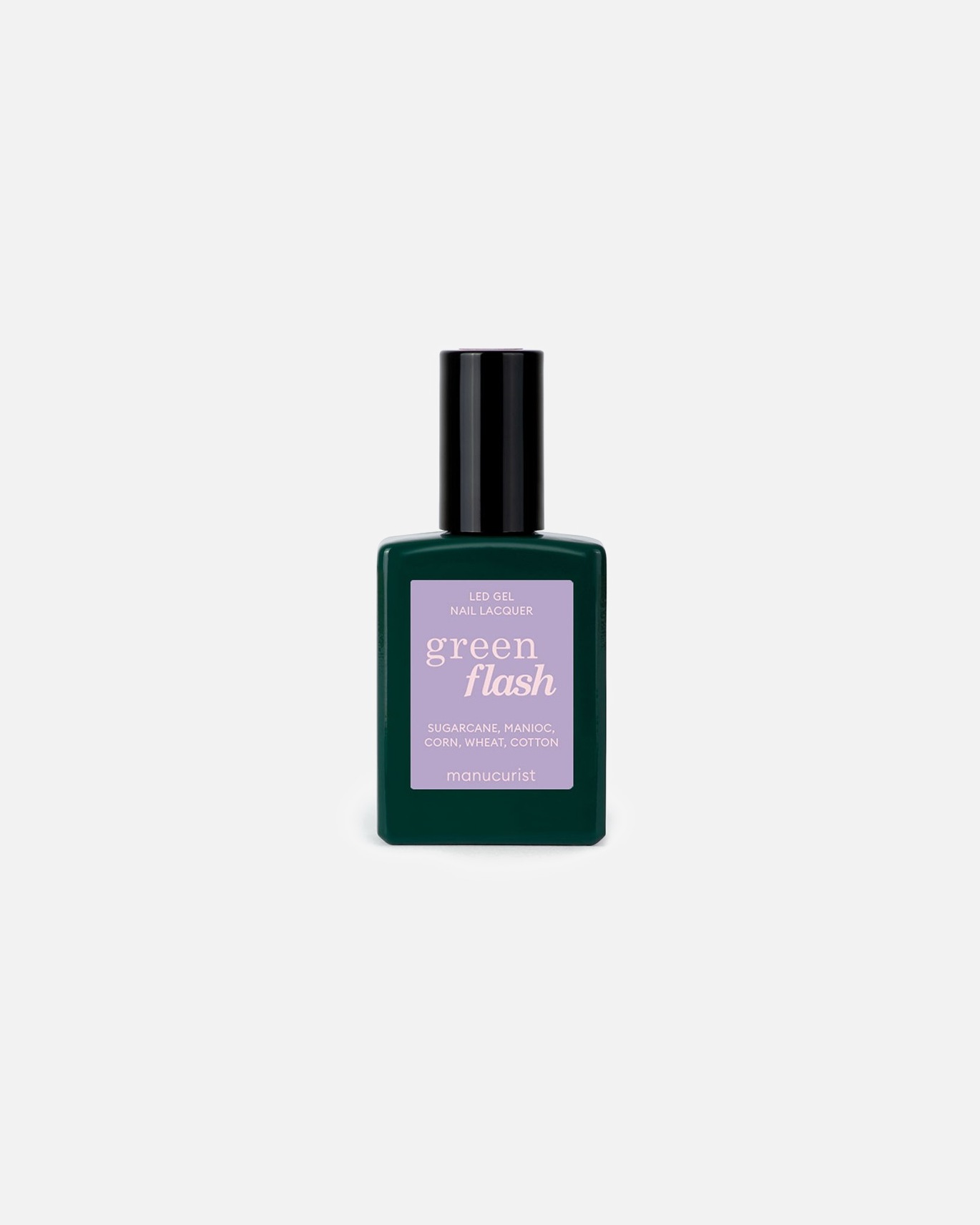 Esmalte de uñas Manucurist verde con efecto LED - 15 ml