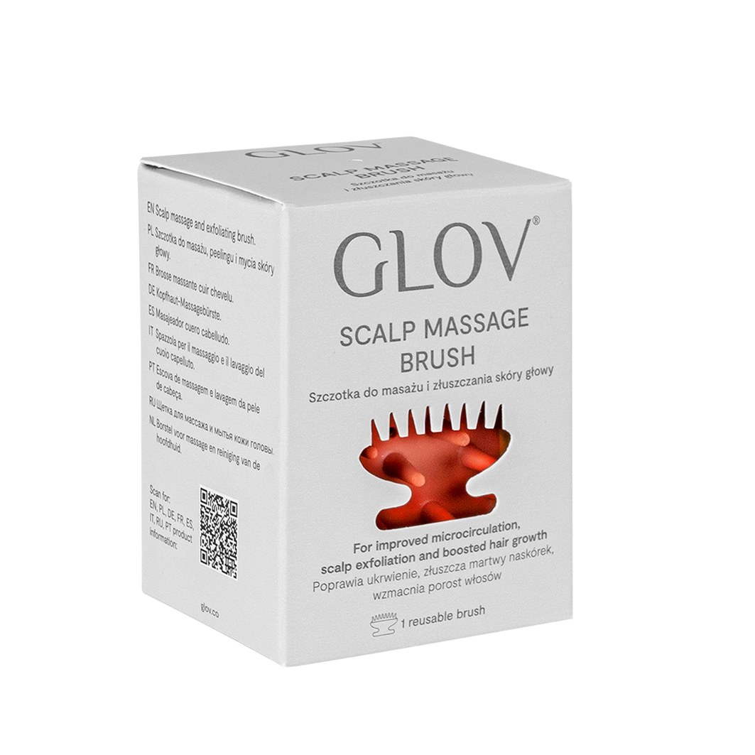 GLOV Kopfhautmassagebürste mit Massagezubehör – 1 Stück