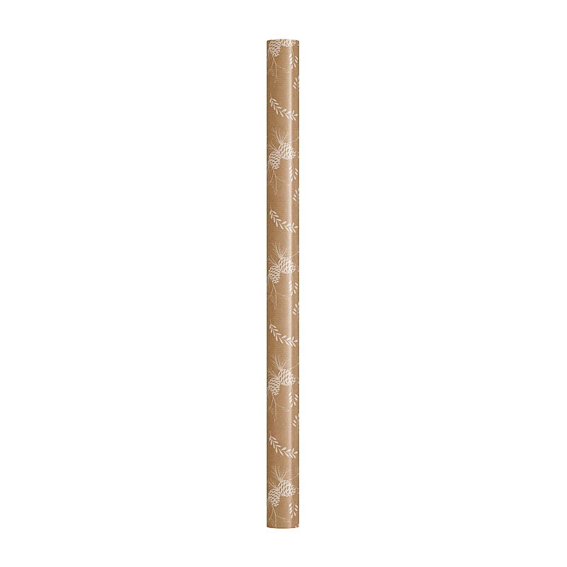 Hjem Julepapir 4 x 70 cm, Kraft