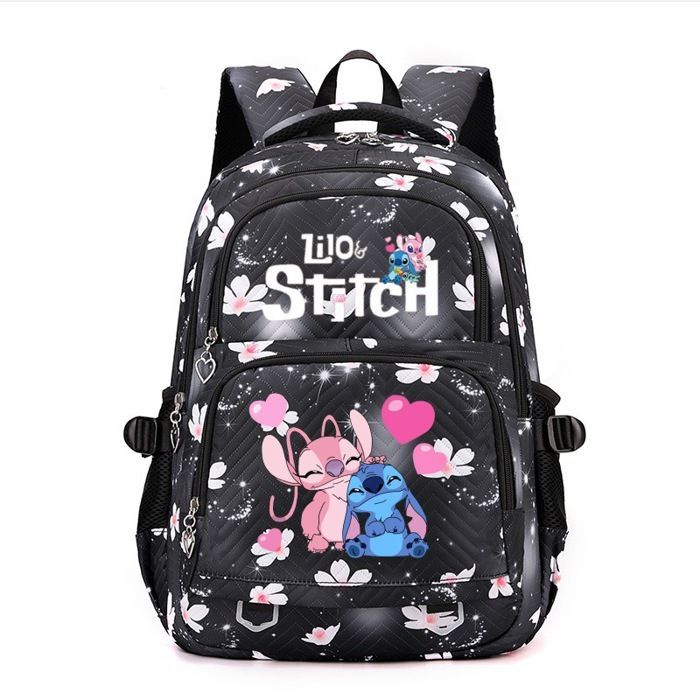 Mochila para niños y niñas, mochila escolar ajustable y duradera para niños de primaria y secundaria - Negra