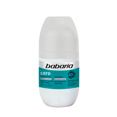 Babaria Zero Deodorant for sensitiv hud 50 ml 50 ml