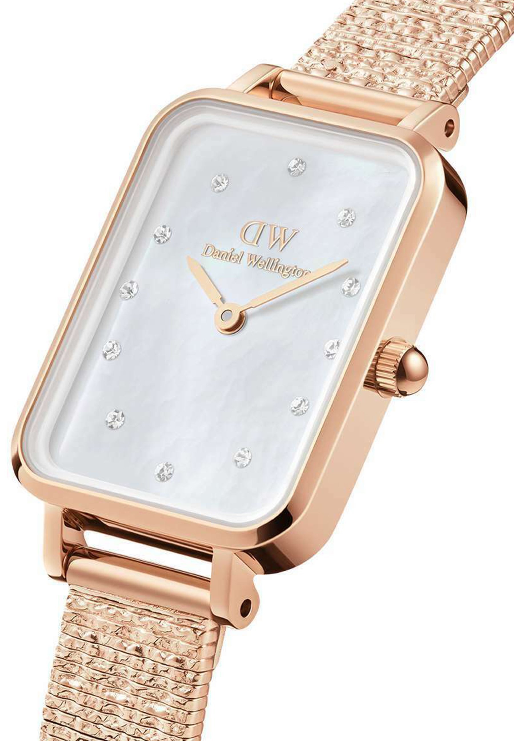 Montre Daniel Wellington QUADRO STUDIO LUMINE - couleur or rose