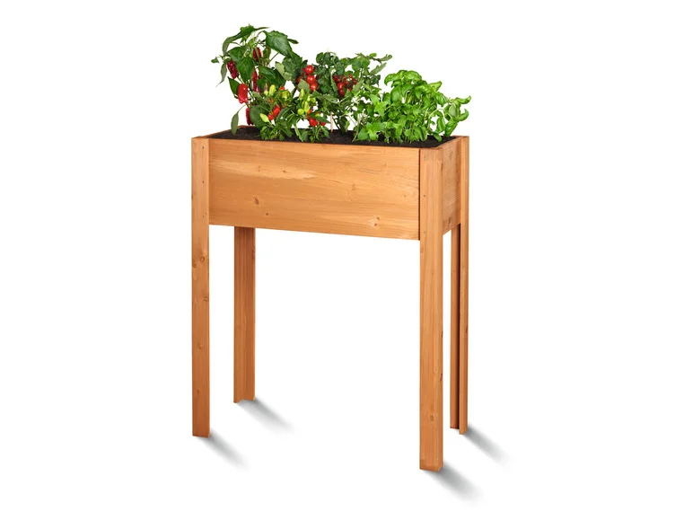 PARKSIDE® hevet hagebed, laget av tre