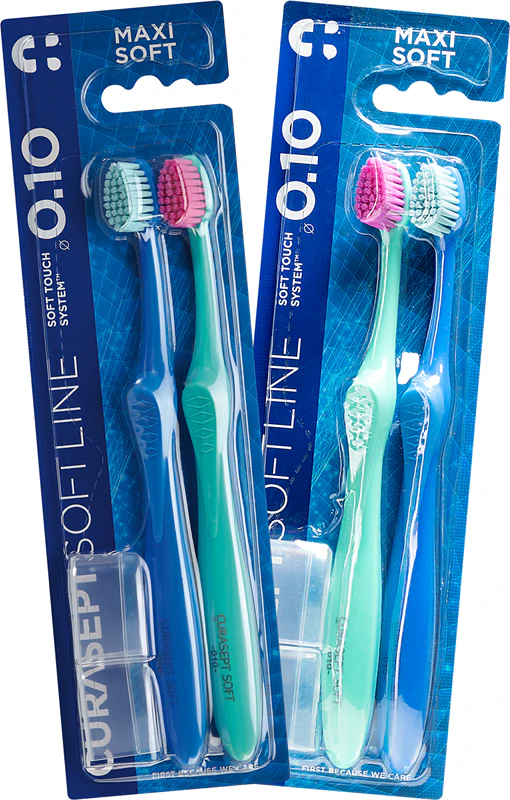Curasept Softline 0.10 Maxi Soft zubní kartáček 2 ks
