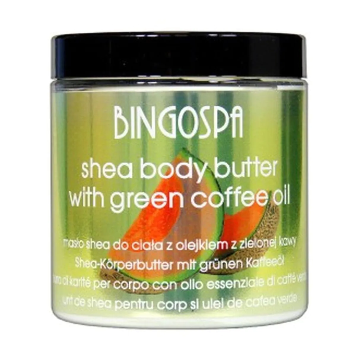 Bingospa Masło shea do ciała z olejkiem z zielonej kawy