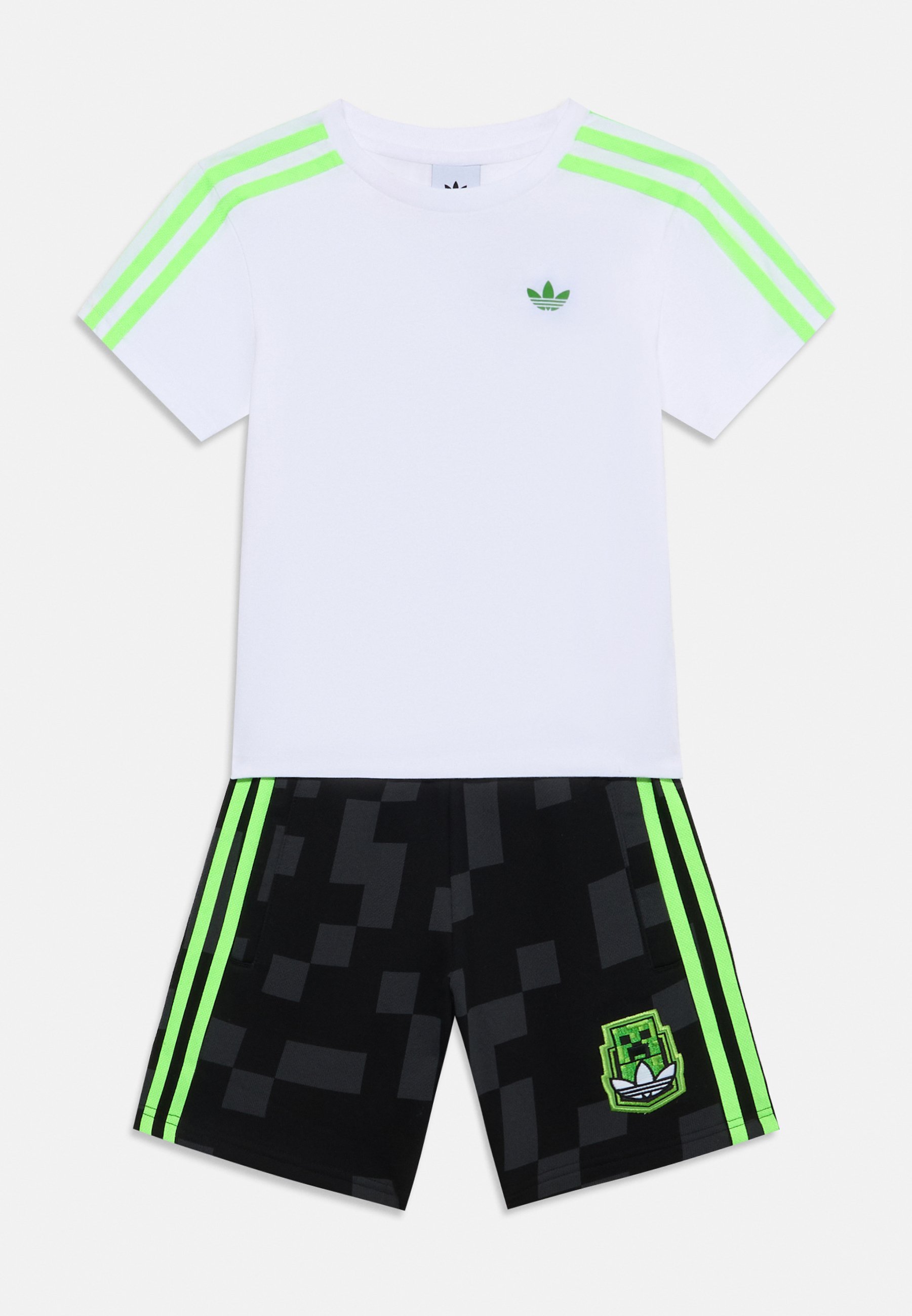 adidas Originals MINECRAFT SHORT TEE UNISEX SET - Shorts - white/multicolor