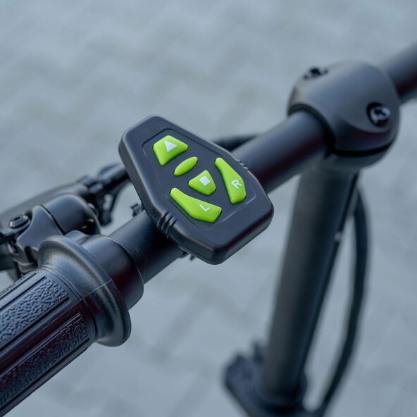 Fahrrad-Rucksack mit Blinkfunktion