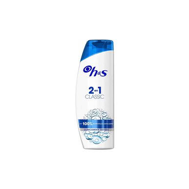 Head & Shoulders 2-i-1 anti-flass sjampo og balsam, klassisk, 600 ml