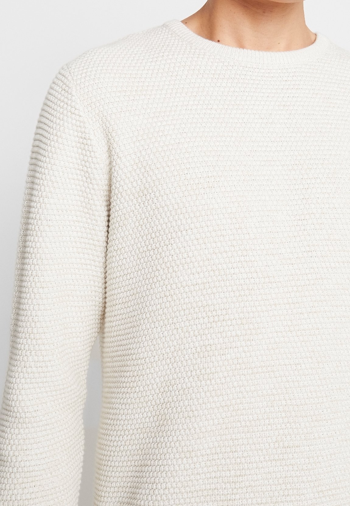 Selected Homme trui - gebroken wit