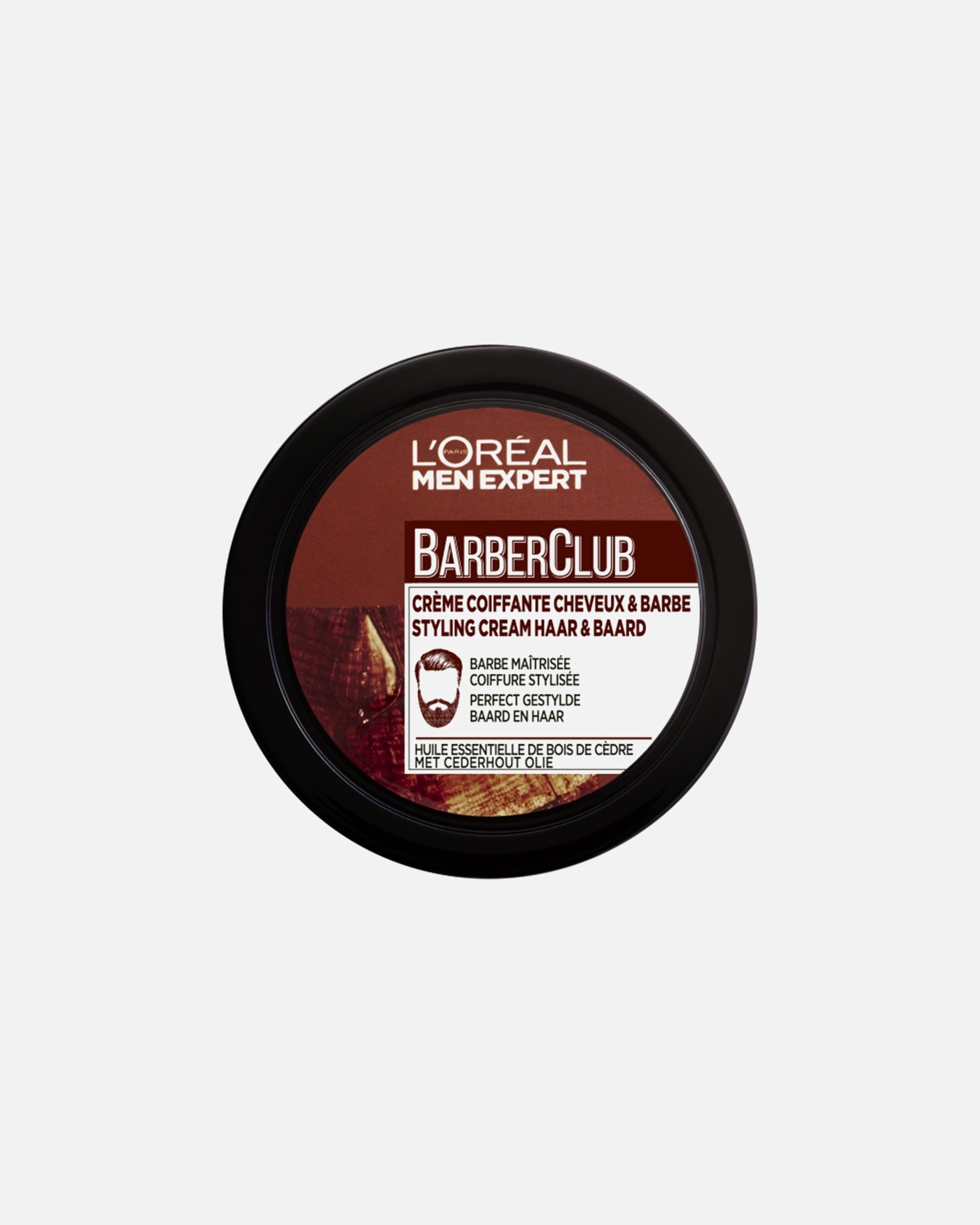 L´Oréal Men Expert Expert Barber Club Crème Coiffante Cheveux & Barbe - 75ml
