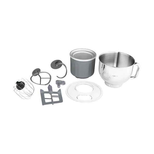 Digital foodprocessor med isterning, sort (MD 18420)