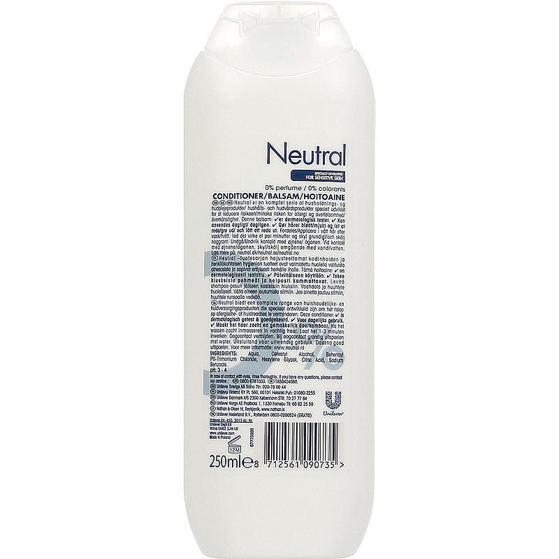 Neutralt balsam 250 ml Milt neutralt