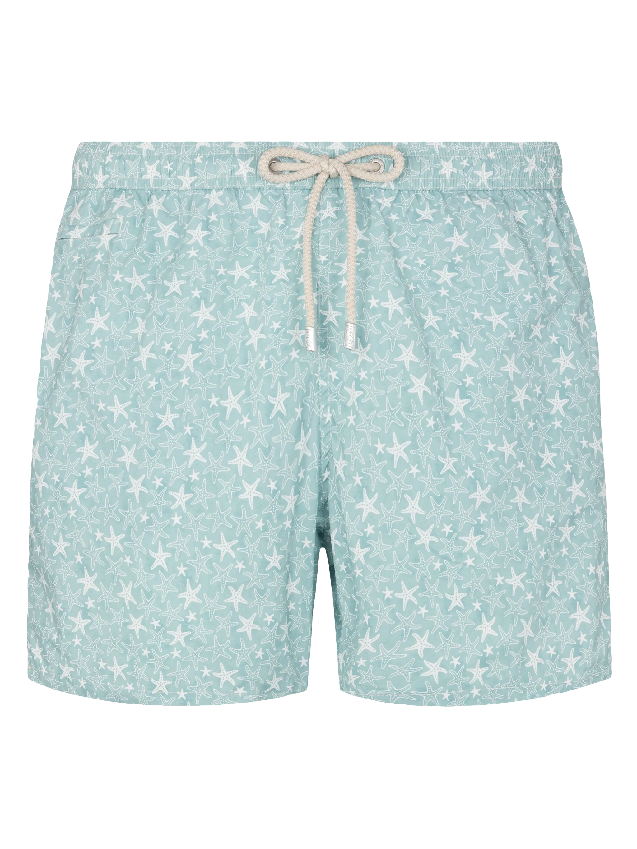 Comfortabel lichtgewicht badpak met tropische schelpenprint