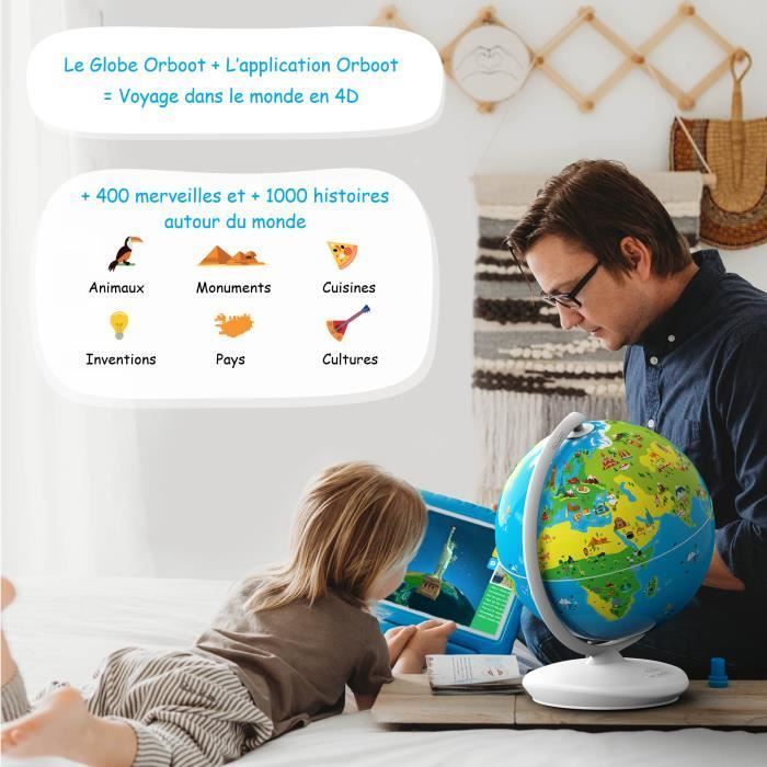 Globo interactivo - SHIFU - ORBOOT - Multijuegos - Cuestionarios, desafíos, aventuras