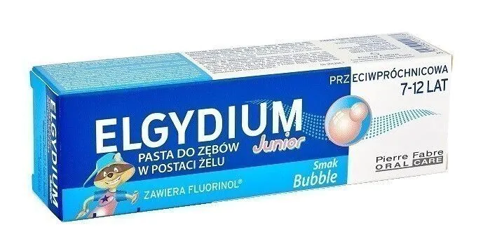 Elgydium Bubble Przeciwpróchnicowa pasta dla dzieci, 7-12 lat