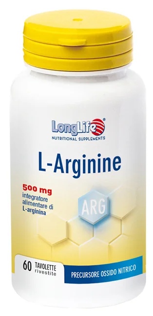 LONG LIFE LongLife Larginin voedingssupplement 60 tabletten glutenvrij