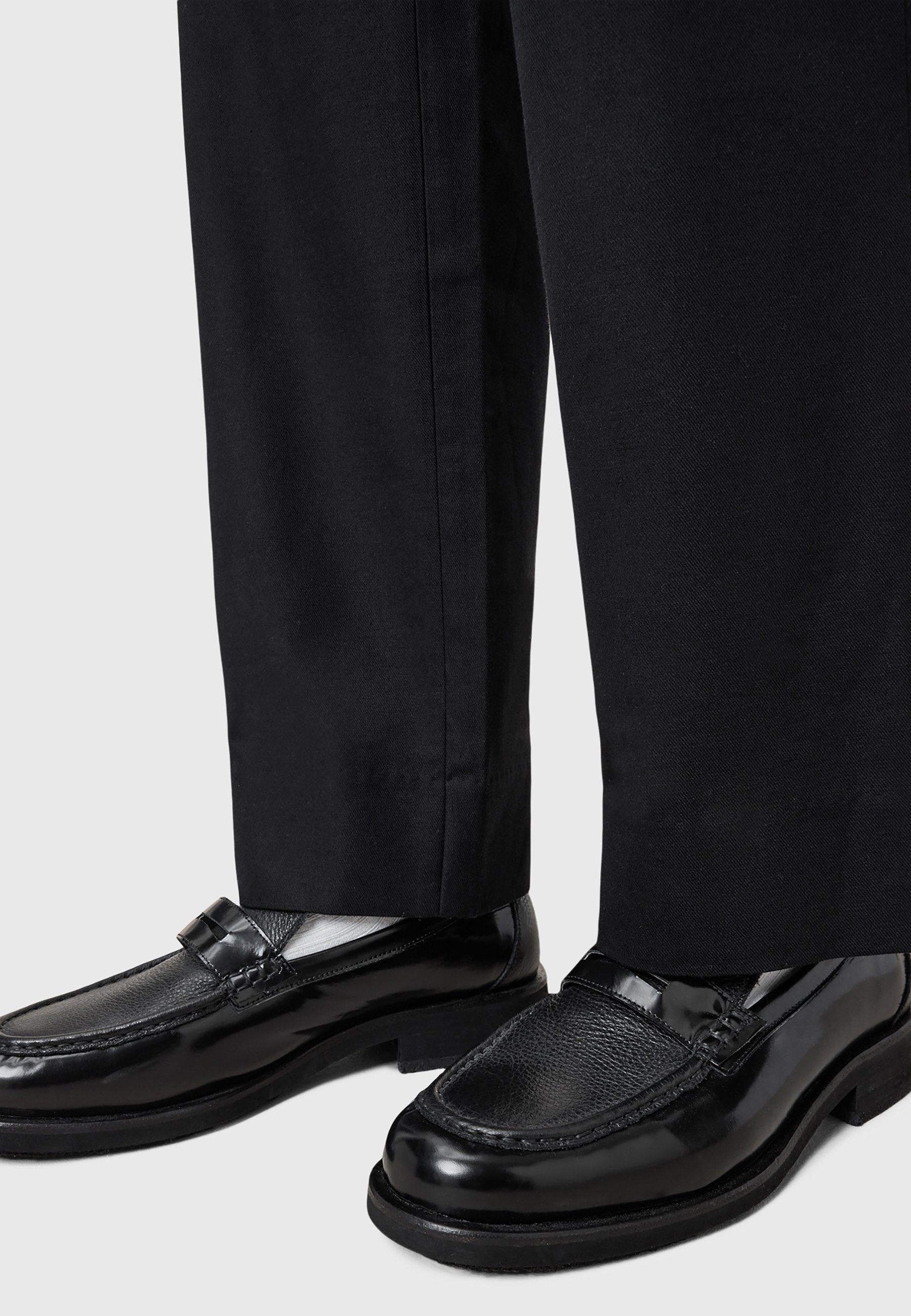 Elegantní nazouvací boty - black