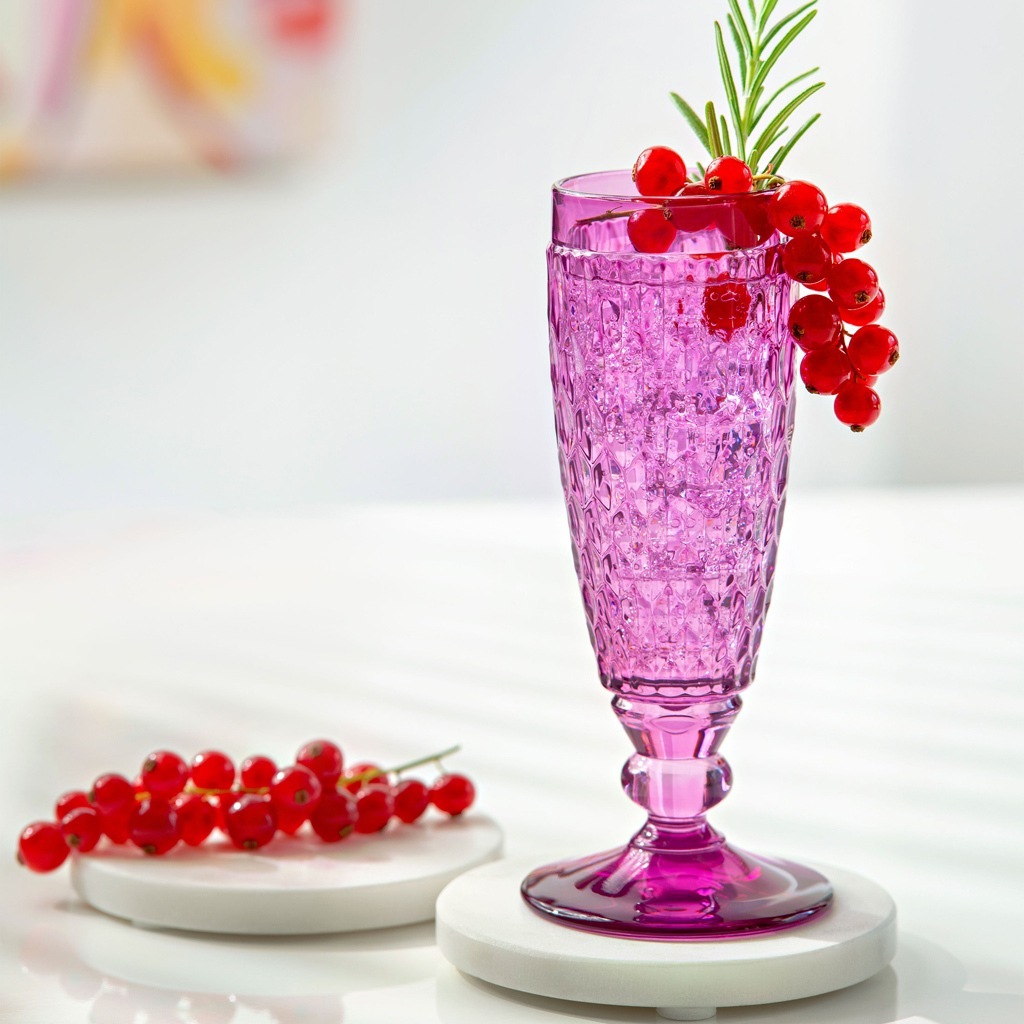 Villeroy & Boch Champagnerflöte Boston Berry Glas - 1 Stück