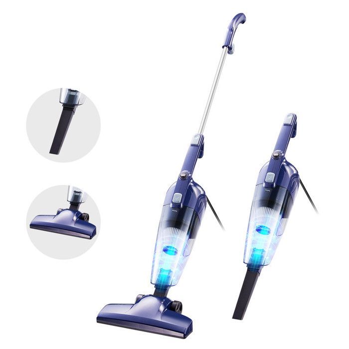 MONMECD Bagless Stick Vacuum Cleaner - Powerful 1000W - 2-in-1 Handheld Vacuum - 18kPa - 0.8L - HEPA Filtration