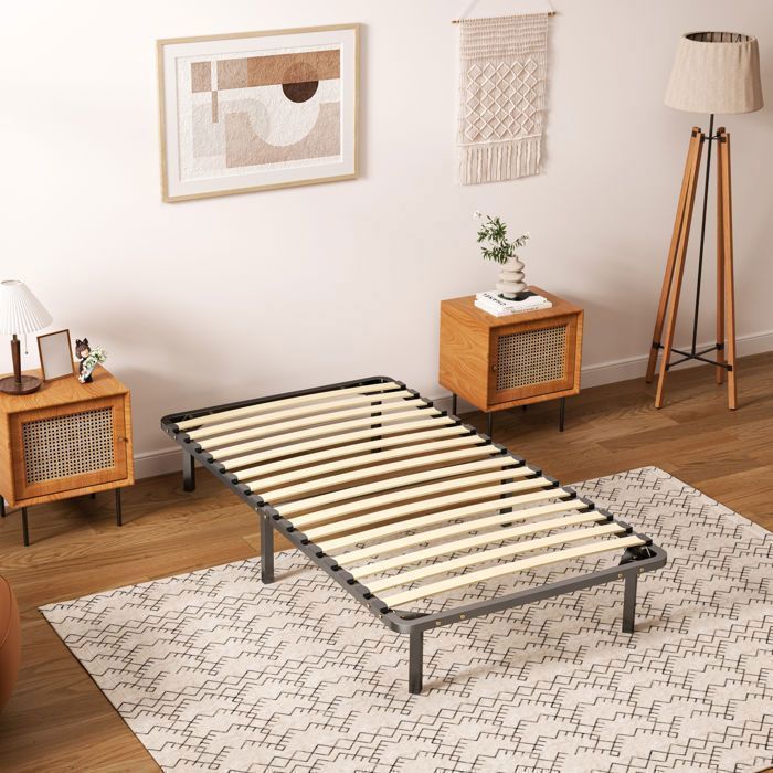 Estructura de cama de láminas DEWINNER ComfortKit de 90 x 190 cm - 26 cm
