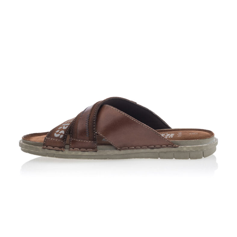  Sandálias masculinas marrons / Sapatos de bico aberto