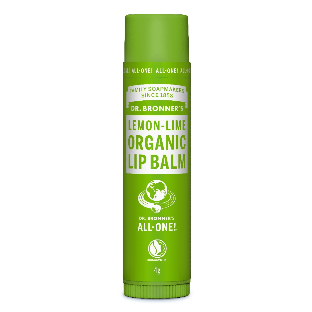 Bálsamo labial de limão e lima Dr. Bronner's – 4 g