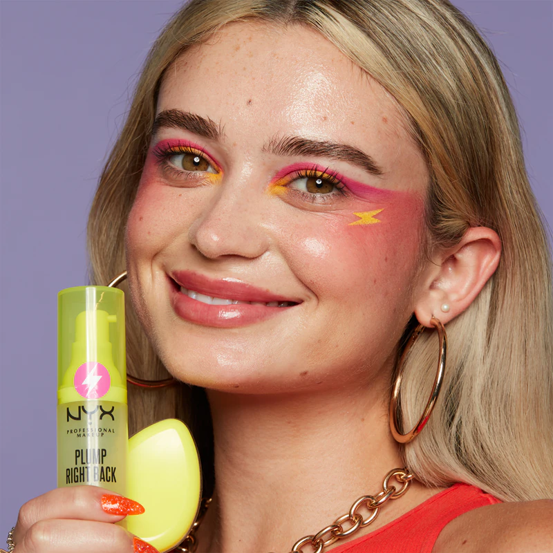 NYX Professional Makeup Plump Right Back Plump Serum e Primer base de maquiagem de longa duração