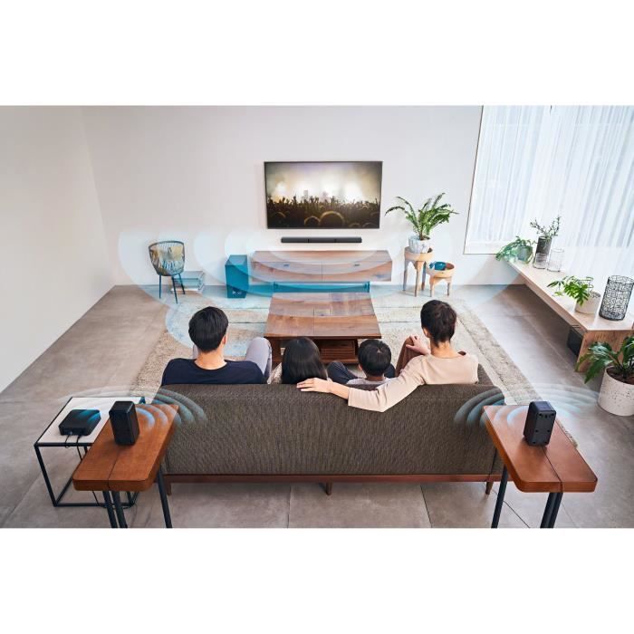 Barra de sonido 5.1 + Subwoofer + 2 altavoces - SONY HT-S40R - 600W - Bluetooth 5.0
