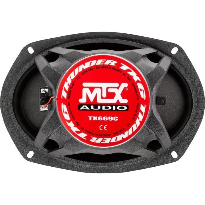 MTX TX669C Altoparlanti coassiali per auto a 2 vie da 120 W RMS, 15x23 cm (6x9