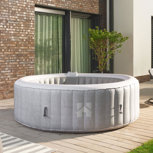 Oppustelig whirlpool Splash, beton