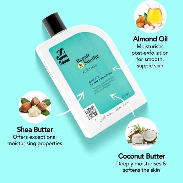 FFS Beauty Repair & Soothe: Crema corporal de 150 ml (paquete de 2)