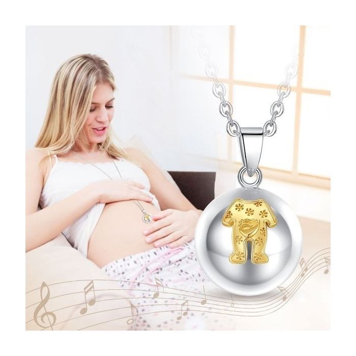Schwangerschafts-Bola-Babypyjama-Halskette, Schmuck für werdende Mütter