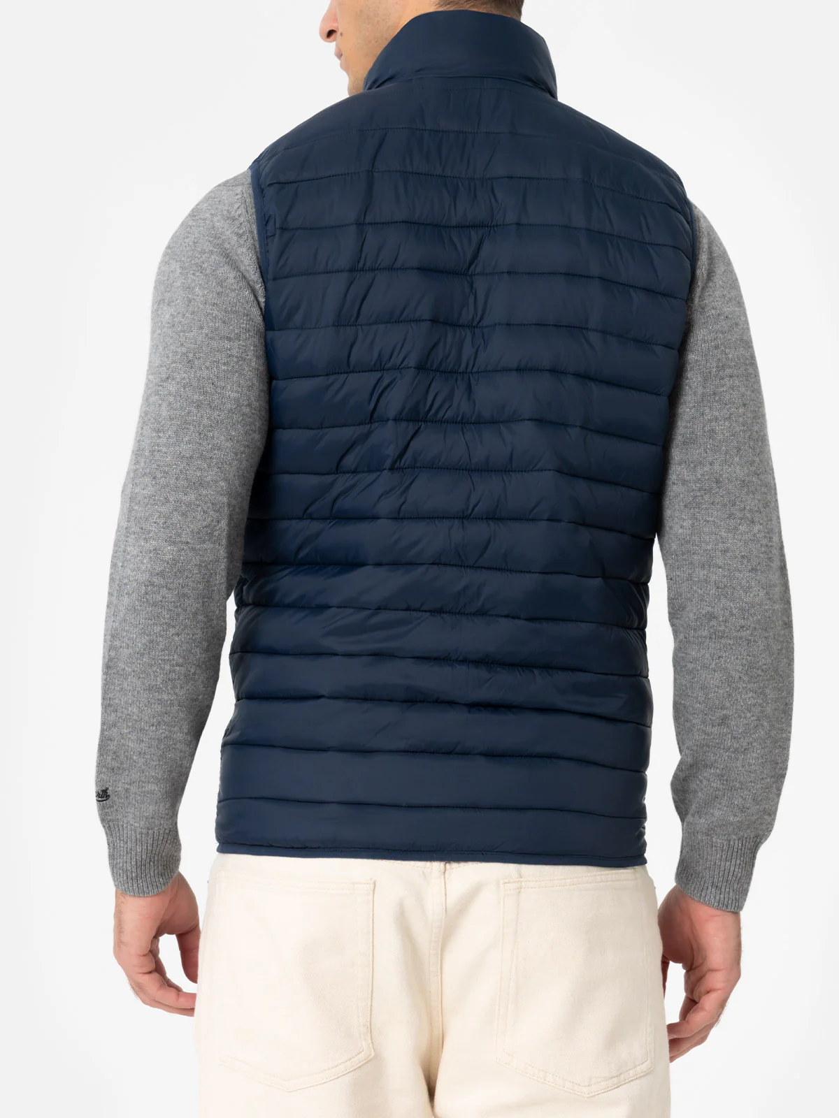 Gilet matelassé bleu marine pour homme Aspen