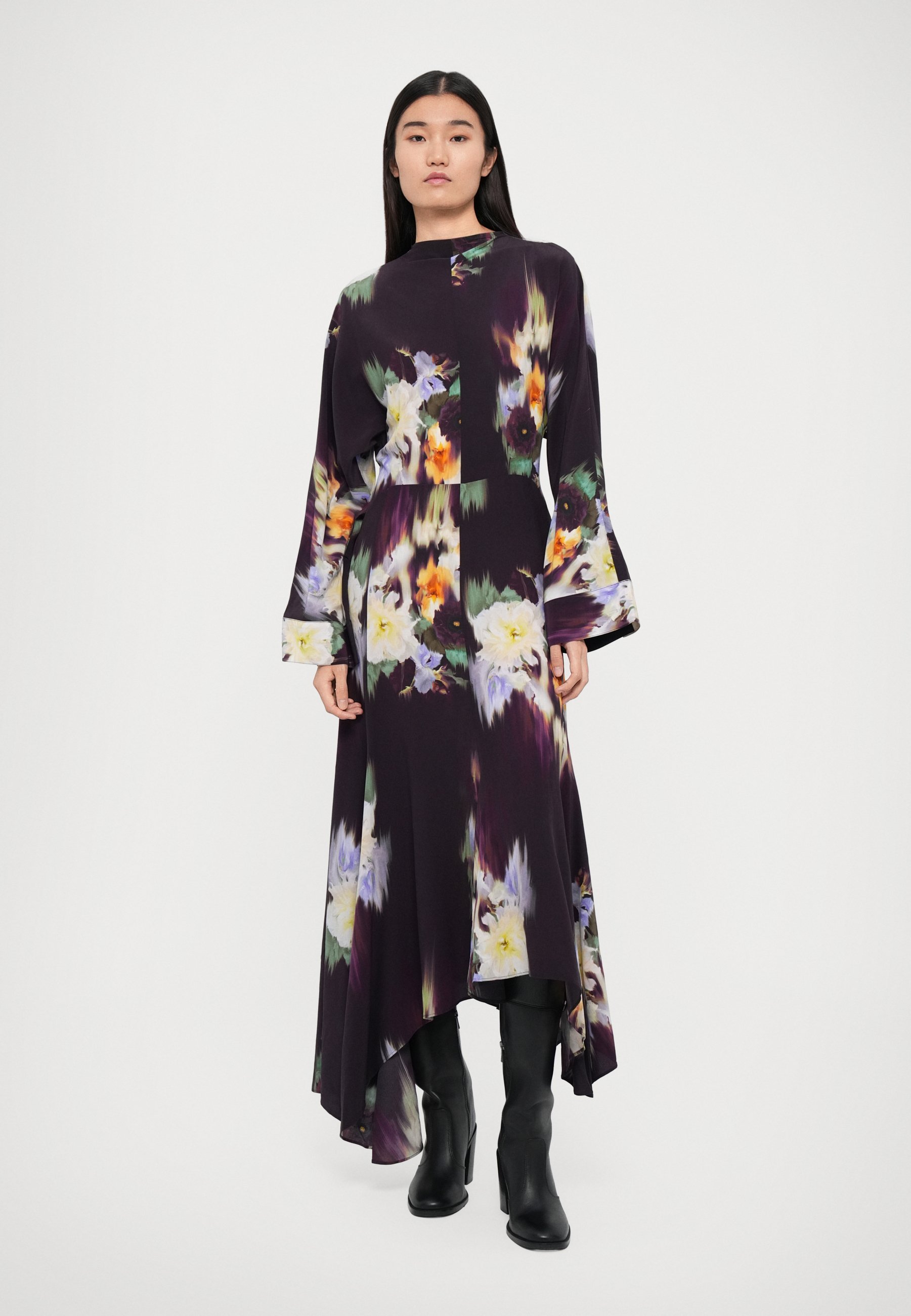 Rodebjer PETRA BAROQUE - Vestito lungo - nero