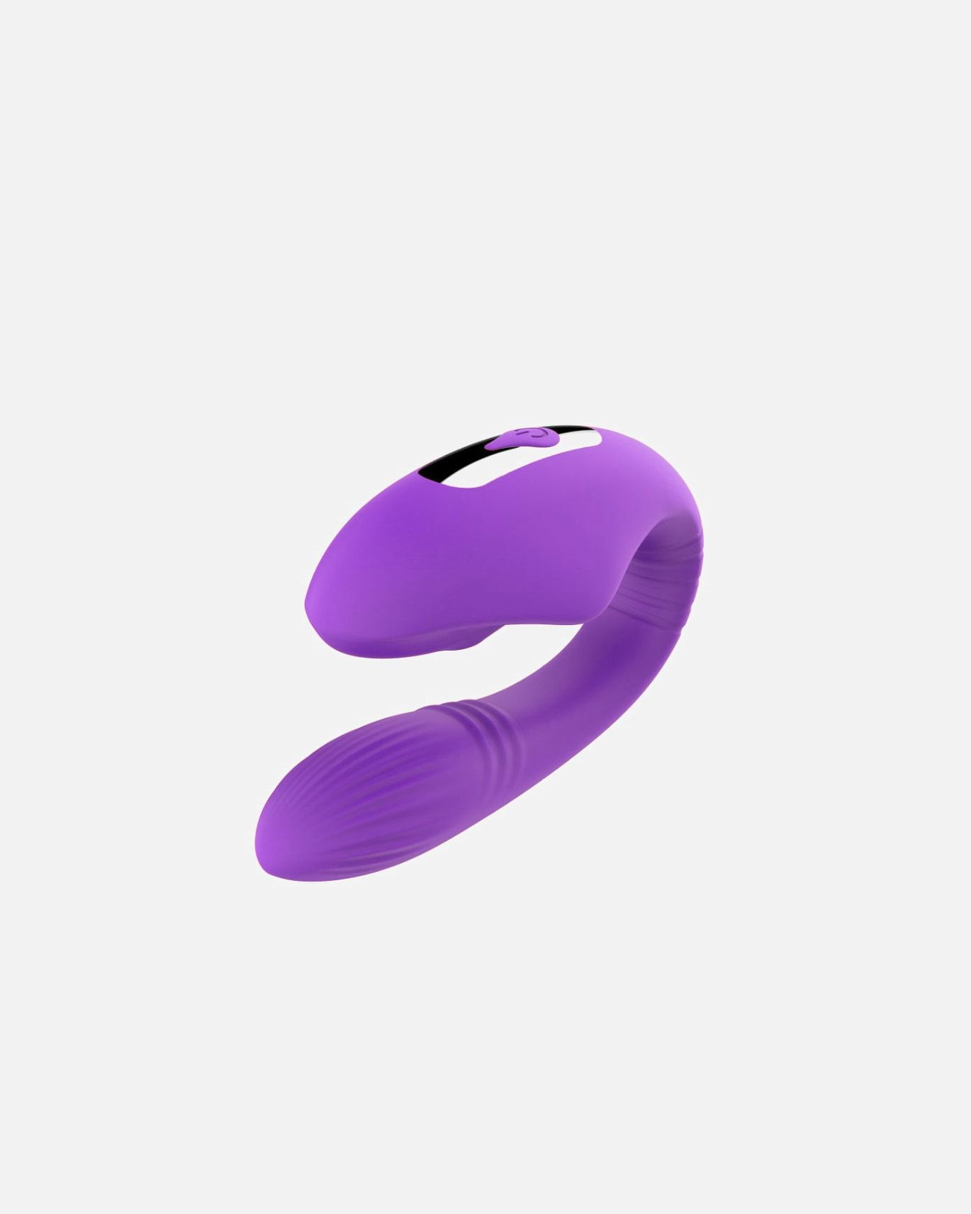 Intima vibrator G-točka dvojni vibrator v obliki črke U - vijoličen