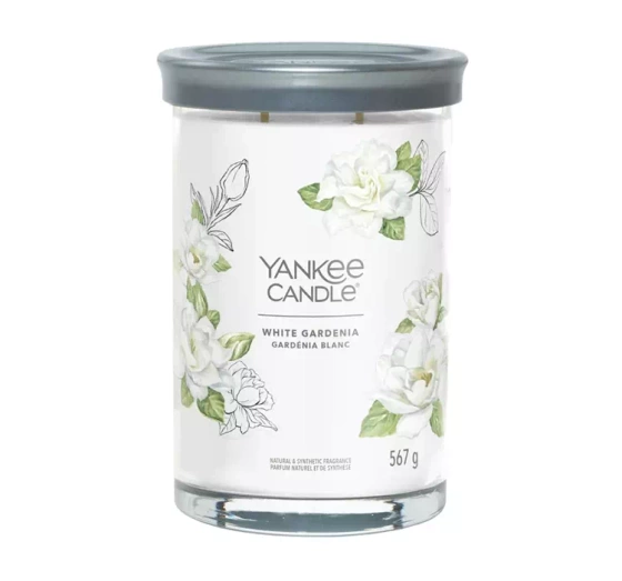 Yankee Candle Signature Tumbler duża świeca zapachowa White Gardenia 567 g
