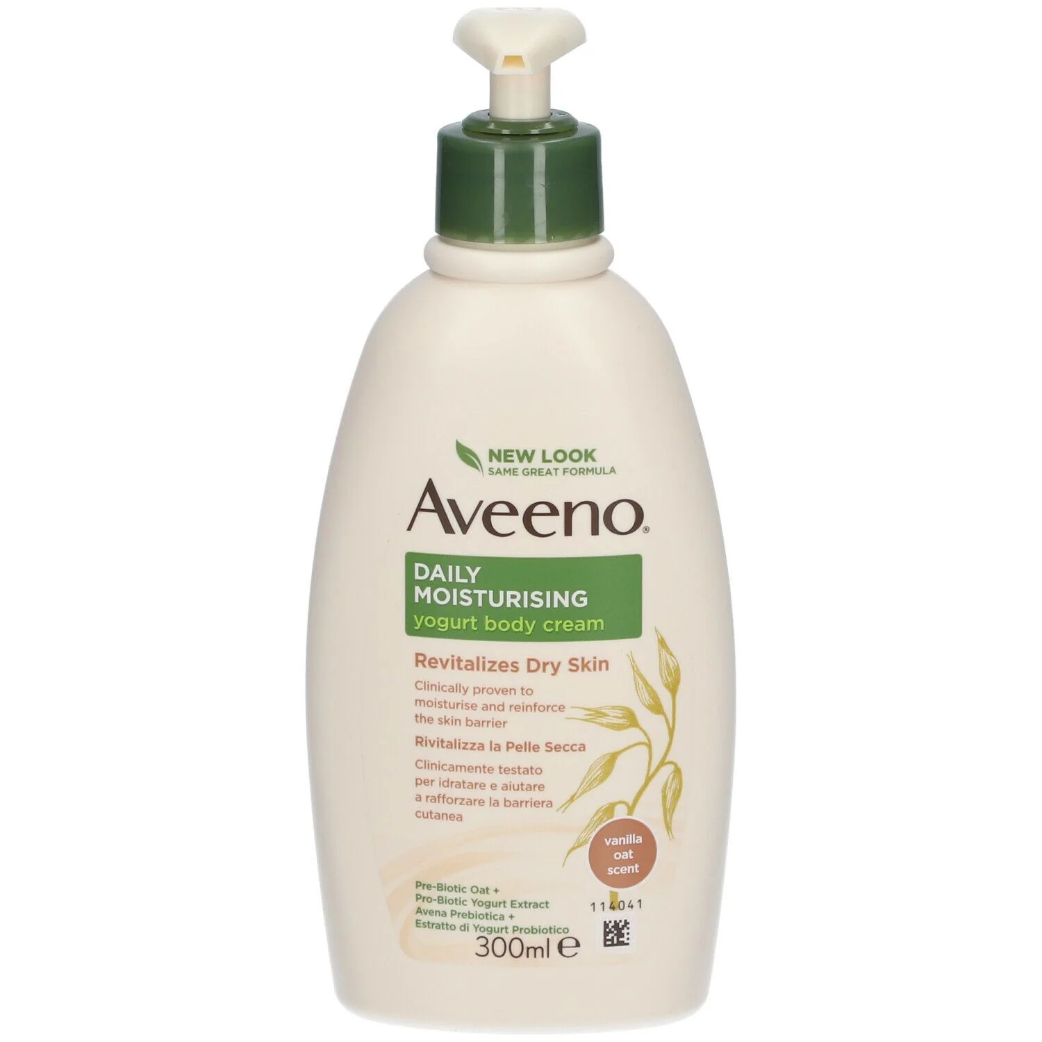 AVEENO Aveeno® Dagelijkse Hydraterende Bodycrème Yoghurt Vanille en Haver 300 ml Hydraterend en beschermend