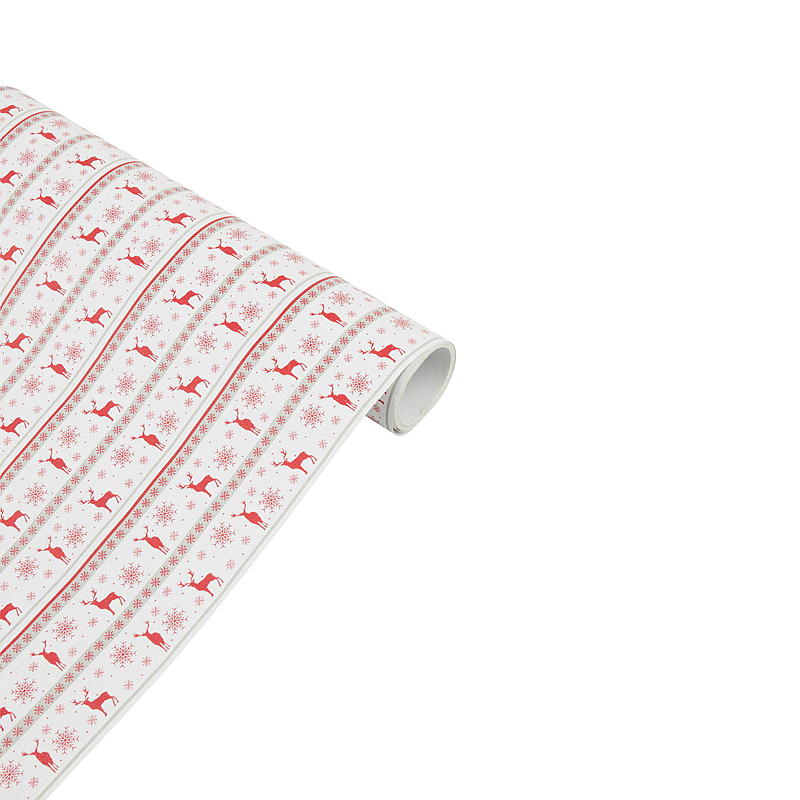Set per impacchettare la casa Carta, nastri ed etichette, Natale